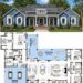 3076 Sq. Ft. Modern Farmhouse Plan with 4 Bedrooms, 3.5 Bathrooms, Home Office, and Wraparound Porch