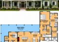 2428 Sq. Ft. Modern Farmhouse Plan with 3-4 Bedrooms, 2.5-3.5 Bathrooms, Wraparound Porch, Bonus Room, and 2-Car Garage