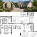 5917 Sq. Ft. Exclusive Modern Home Plan with 5 Bedrooms, Two Kitchens, Pool House, and 5-Car Garage