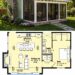 800 Sq. Ft. Contemporary Plan with 1 Bedroom, 1 Bathroom, Open Living Area, and Modern Design