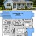 1836 Sq. Ft. Cabin Plan with 3 Bedrooms, 2.5 Bathrooms, Loft, and Expansive Outdoor Living