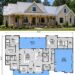 2680 Sq. Ft. Modern Farmhouse Plan with 4-5 Bedrooms, 3.5 Bathrooms, Bonus Room, and 2-3 Car Garage