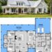 2395 Sq. Ft. Modern Farmhouse Plan with 3 Bedrooms, 2.5 Bathrooms, Bonus Room, Wraparound Porch, and 2-Car Garage