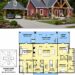 1849 Sq. Ft. Modern Farmhouse Plan with 3 Bedrooms, 2.5 Bathrooms, Open Floor Plan, and 2-Car Garage