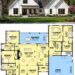 2278 Sq. Ft. Modern Farmhouse Plan with 4 Bedrooms, 3 Bathrooms, Bonus Room, and 3-Car Garage