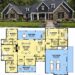 2385 Sq. Ft. Modern Farmhouse Plan with 4 Bedrooms, 3.5 Bathrooms, Study, Bonus Room, and 2-3 Car Garage