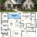 1800 Sq. Ft. Modern Farmhouse Plan with 4 Bedrooms, 2 Bathrooms, Open Floor Plan, and 2-Car Garage