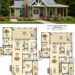 1593 Sq. Ft. Modern Farmhouse Plan with 2 Bedrooms, 2 Bathrooms, Open Floor Plan, and 2-Car Garage