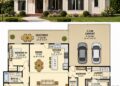 1676 Sq. Ft. Modern Farmhouse Plan with 3 Bedrooms, 2 Bathrooms, Split Layout, and 2-Car Garage
