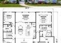 2534 Sq. Ft. Modern Farmhouse Plan with 3–4 Bedrooms and Private Home Office