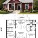 1311 Sq. Ft. Modern Farmhouse Plan with 3 Bedrooms and Smart Open Living
