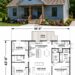 1334 Sq. Ft. Country House Plan with 3 Bedrooms and Open Floor Living