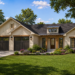 1641 Sq. Ft. Modern Farmhouse Plan with 3 Bedrooms, 2 Bathrooms, Open Living Area, and 2-Car Garage