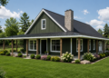 1962 Sq. Ft. Modern Farmhouse Plan with 2-3 Bedrooms, 2 Bathrooms, Bonus Room, and 2-Car Garage