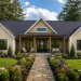 3362 Sq. Ft. Modern Farmhouse Plan with 4 Bedrooms, 4.5 Bathrooms, Outdoor Kitchen, Fireplace, and 3-Car Garage