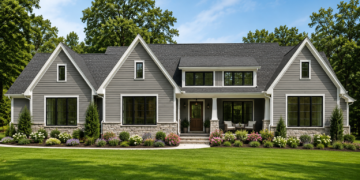 3344 Sq. Ft. Luxury Modern Farmhouse with 3 Bedrooms, Scullery, Outdoor Kitchen, and 3-Car Garage