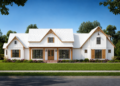2166 Sq. Ft. Modern Farmhouse Plan with 4 Bedrooms, 2.5 Bathrooms, Bonus Room, and 2-Car Garage