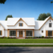 2166 Sq. Ft. Modern Farmhouse Plan with 4 Bedrooms, 2.5 Bathrooms, Bonus Room, and 2-Car Garage