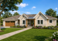 1962 Sq. Ft. Modern Farmhouse Plan with Flexible 2–3 Bedroom Living