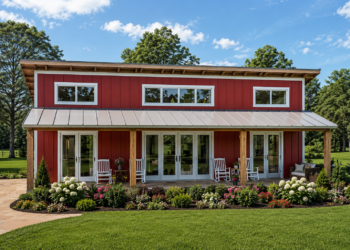 1170 Sq. Ft. Modern Plan with 2 Bedrooms, 2 Bathrooms, Vaulted Great Room, and Outdoor Living
