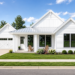 1677 Sq. Ft. Modern Farmhouse Plan with 3 Bedrooms, 2 Bathrooms, Covered Porch, and 2-Car Garage