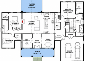 2473 Sq. Ft. Modern Farmhouse with 3 Bedrooms, 3.5 Bathrooms, Unfinished Bonus Level, and 2-Car Garage