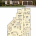 3222 Sq. Ft. Mediterranean Plan with 3 Bedrooms, 2.5 Bathrooms, Courtyard Entry, and 3-Car Garage