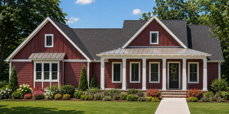 1777 Sq. Ft. Modern Farmhouse Plan with 3 Bedrooms, 2 Bathrooms, Mudroom, and 2-Car Garage