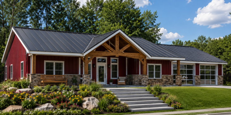 2030 Sq. Ft. One-Story Country Craftsman House Plan with 3 Bedrooms, Vaulted Great Room, and Oversized 2-Car Garage