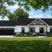 1660 Sq. Ft. Modern Farmhouse Plan with 3 Bedrooms, 2 Bathrooms, Open Floor Plan, and 2-Car Garage