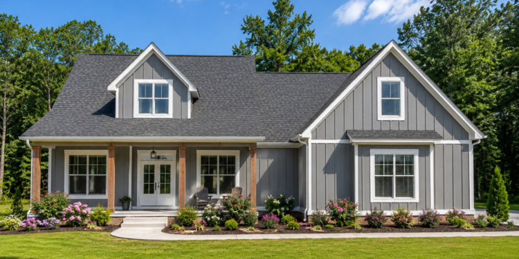 2025 Sq. Ft. Modern Farmhouse Plan with 3-4 Bedrooms, 2 Bathrooms, Bonus Room, and 2-Car Garage
