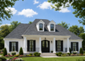 1888 Sq. Ft. French Country Plan with 3 Bedrooms, 2 Bathrooms, Bonus Room, and 2-Car Garage