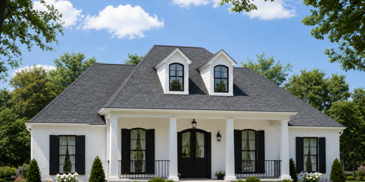 1888 Sq. Ft. French Country Plan with 3 Bedrooms, 2 Bathrooms, Bonus Room, and 2-Car Garage