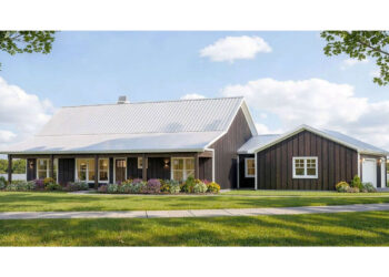 1887 Sq. Ft. Modern Farmhouse Plan with 3 Bedrooms and Spacious 3-Car Garage
