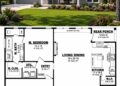 1579 Sq. Ft. Modern Farmhouse Plan with 3 Bedrooms and Spacious Open Living