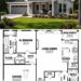 1579 Sq. Ft. Modern Farmhouse Plan with 3 Bedrooms and Spacious Open Living