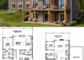 1161 Sq. Ft. Modern House Plan with 1–3 Bedrooms and an Expansive 3-Car Garage