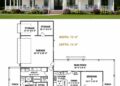 1768 Sq. Ft. Country House Plan with 3 Bedrooms, Home Office, and Wraparound Porch