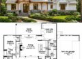 1618 Sq. Ft. Modern Farmhouse Plan with 3 Bedrooms, Loft, and Bonus Room