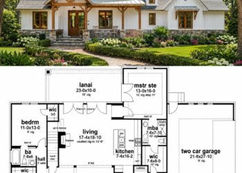1618 Sq. Ft. Modern Farmhouse Plan with 3 Bedrooms, Loft, and Bonus Room