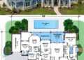 3065 Sq. Ft. Craftsman House Plan with 4 Bedrooms, Media Room, and 3-Car Garage