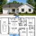 Three-Bedroom Ranch House Plan with Attached One-Car Garage for Comfortable Everyday Living