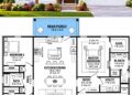 1521 Sq. Ft. Country House Plan with 3 Bedrooms and Beautiful Open Living