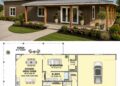1670 Sq. Ft. Barndominium Plan with 4 Bedrooms and 3-Car Garage
