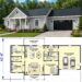 1425 Sq. Ft. Modern Farmhouse Plan with 3 Bedrooms and 2-Car Garage