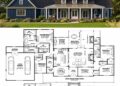 2705 Sq. Ft. Modern Farmhouse Plan with 5 Bedrooms and 3-Car Garage