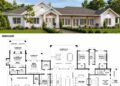 2933 Sq. Ft. Modern Farmhouse Plan with 3–4 Bedrooms and 2-Car Garage