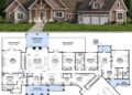 3686 Sq. Ft. Modern Farmhouse Plan with 4 Bedrooms and 3-Car Garage