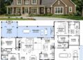 3500 Sq. Ft. Modern Farmhouse Plan with 5 Bedrooms and 3-Car Garage