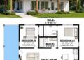 812 Sq. Ft. Modern Plan with 2 Bedrooms and 1 Bathroom